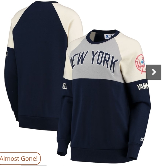 STARTER Sweaters - Yankees crew neck sweatshirt